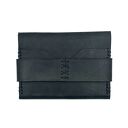 portfele mały czarny portfel skórzany