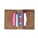 ciemno brązowy portfele portfel ze skóry