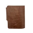 brązowy portfel portfele duży ręcznie uszyty