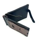 portfele męski portfel czarno brązowy ze skóry