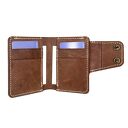 portfele brązowy portfel skórzany ręcznie