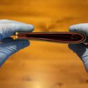 turkusowy portfel portfele czerwony skórzany