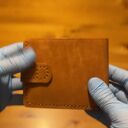 portfele duży portfel jasno brązowy skórzany