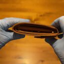 jasno brązowy portfele damski portfel