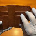 trendy portfele duży brązowy portfel ręcznie uszyty