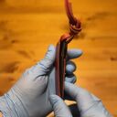 portfele mały portfel skórzany czerwono