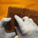 portfele brązowy portfel skórzany ręcznie