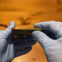 portfele mały portfel skórzany zielono