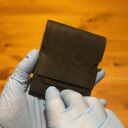 mały portfelik portfele czarny skórzany