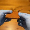 portfele skórzany portfel mały brązowy