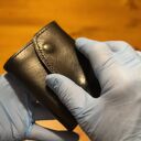 portfele portfel damski czarno czerwony na bilon