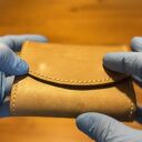 portfele beżowy portfel damski na bilon