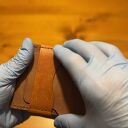 portfele brązowy portfel skórzany z klapką