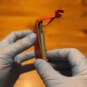 portfele portfel na karty mały skórzany czerwono