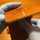 niesztampowe portfele brązowy portfel skórzany na bilon