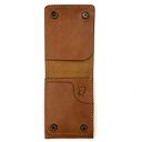 jasno brązowy portfel portfele skórzany