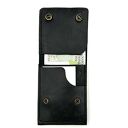 portfele na karty czarny portfel skórzany ręcznie