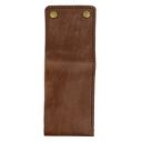 eleganckie portfele portfel damski ciemno brązowy skórzany