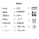 Damski portfel bilonówka na monety z grawerem. Personalizowana bilonówka z czerwonej skóry