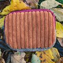 Mały portfelik damski handmade patchwork z tkaniny z odzysku