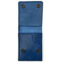 niebieski portfel portfele skórzany ręcznie