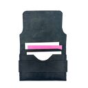 portfele skórzany portfel mały czarny