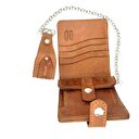 portfele brązowy portfel skórzany na bilon