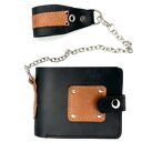 handmade portfele męski portfel czarno brązowy skórzany