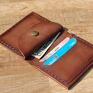 Etoi design Personalizoway skórzany portfel z kieszonką na monety skóra
