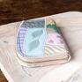 ręcznie malowany patchworkowy pastelowy portfel prezent dla kobiety damski