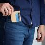 trendy skórzany portfel na karty ręcznie szyty model