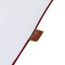czerwone pościele pościel satynowa z bordową lamówką 160x200 ozdobne pudełko