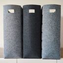 Wąskie pudełko z filcu, wysoki kosz - na pranie