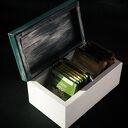 Ręcznie malowana skrzyneczka na herbatę szkatułka organizer MAGIA