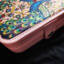 ręcznie malowane pudełko na biżuterię szkatułka PAW