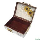 SŁONECZNIKOWA WALIZECZKA - szkatułka