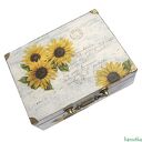 SŁONECZNIKOWA WALIZECZKA - szkatułka