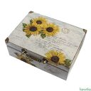 SŁONECZNIKOWA WALIZECZKA - szkatułka