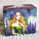 Pudełko drewniane - Lawendowa opowieść