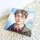 Pudełko drewniane Herbatka u Harrego - herbaciarka Harry Potter