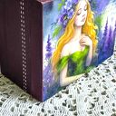 Pudełko drewniane - Lawendowa opowieść