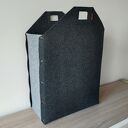 Wąskie pudełko, wysoki kosz - z uszami