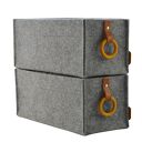 Pudełko na płyty CD, pojemnik szary do przechowywania kolekcji płyt