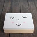 Pudełko na zdjęcia 10x15 cm i przybory - rękodzieło Sleep