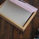 Personalizowane pudełko na zdjęcia 15x20 cm lub A5 - serce z literką