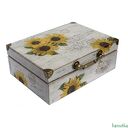 SŁONECZNIKOWA WALIZECZKA - szkatułka