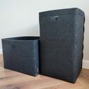 Ogromne pudełko, wysoki, duży kosz, pojemnik - na pranie