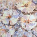 Flower kiss - szkatułka drewniana z decoupage - ręcznie wykonana