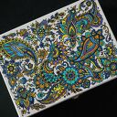 Skrzyneczka na herbatę szkatułka organizer PAISLEY