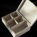 Skrzyneczka na herbatę szkatułka organizer PAISLEY